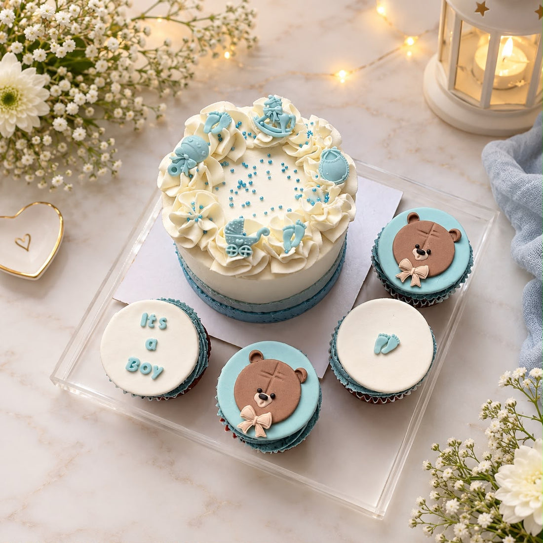 Little Blue Boy Cake Set