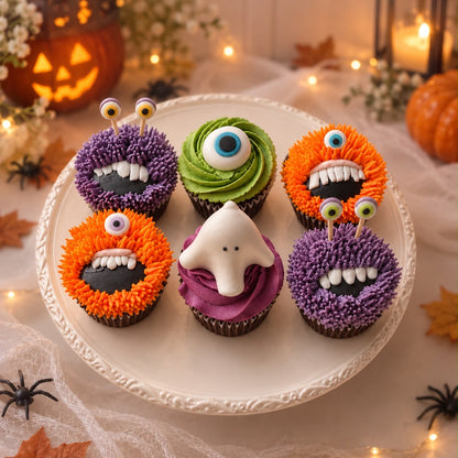 The Spooky Six – Halloween Cupcakes