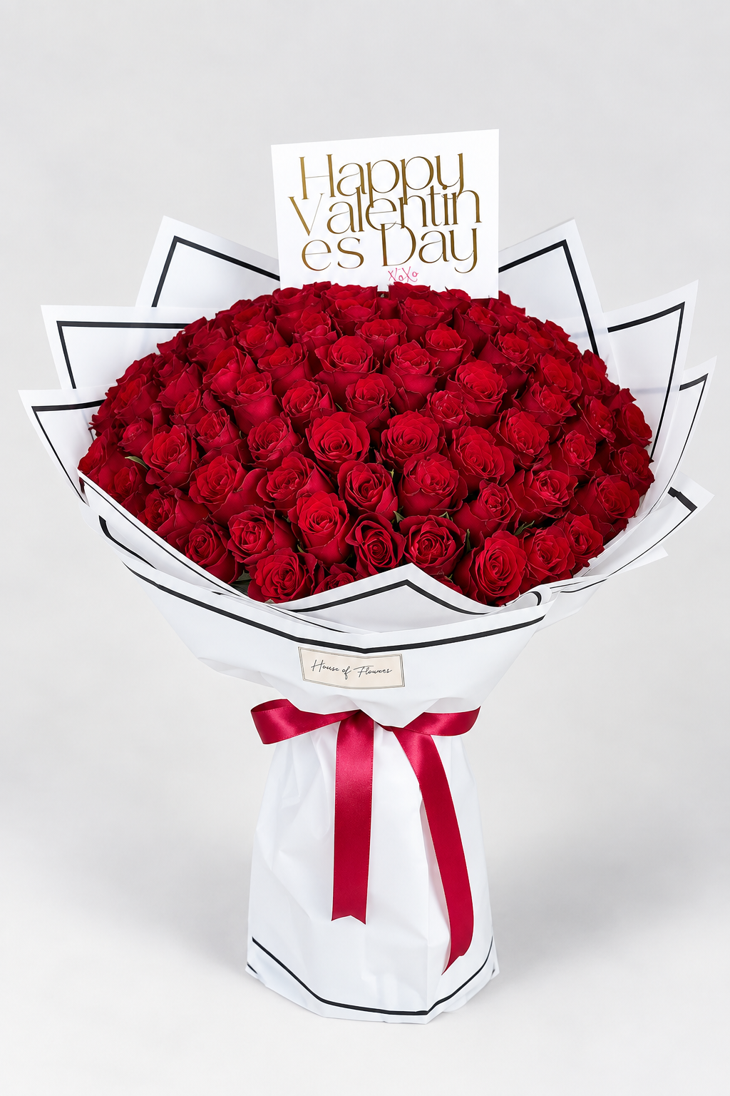 100 Reasons flower bouquet from House of Flowers