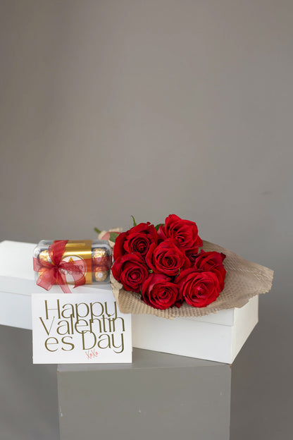 valentine’s day, 14 feb, premium red roses, imported roses, bouquets, fresh flowers, gifting, lahore, karachi, pakistan, valentine’s bouquet, red flowers, love is in the air, chocolate baskets, gift baskets, fresh flower box, galentines