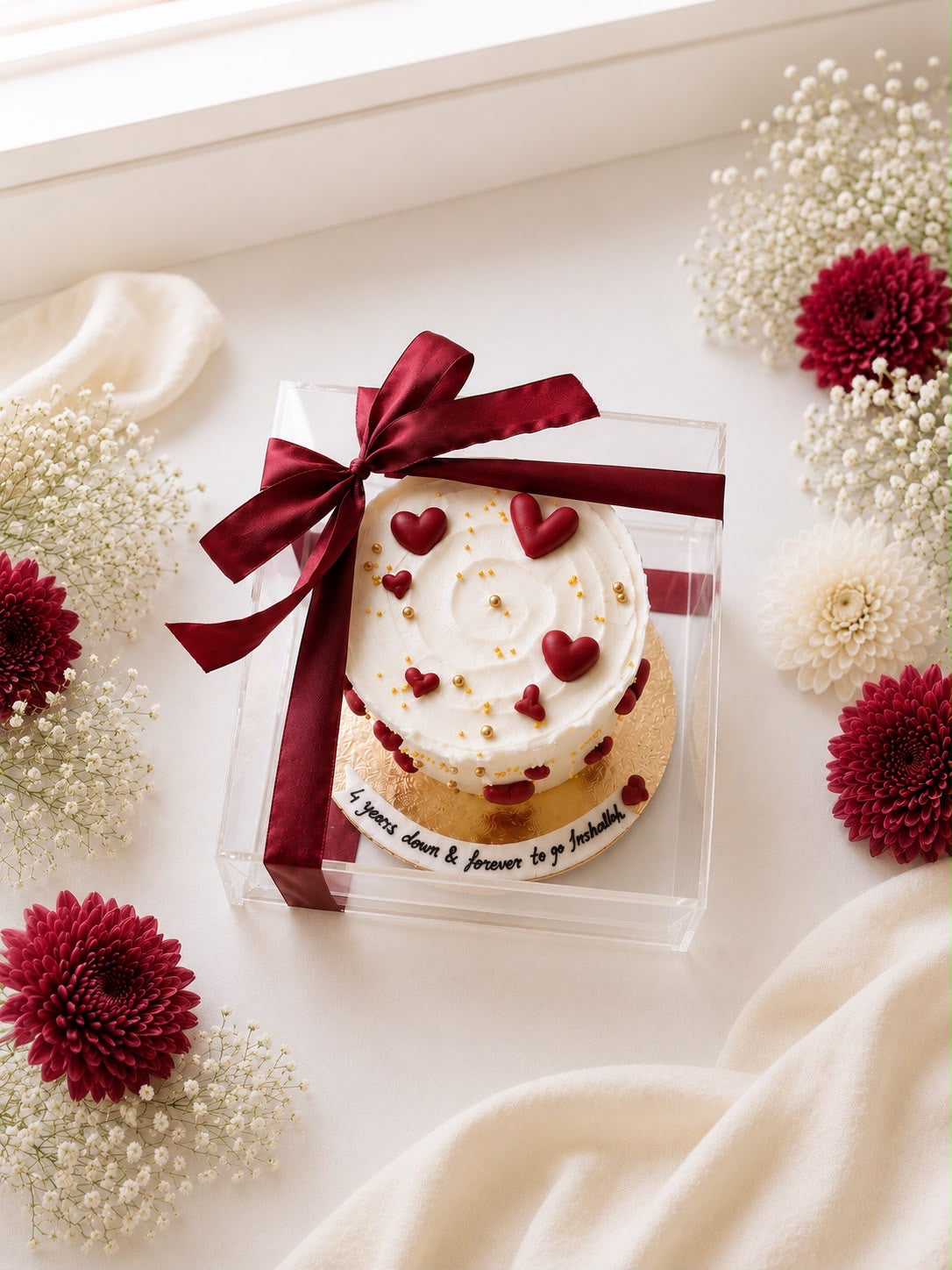 With All My Heart - Bento Cake