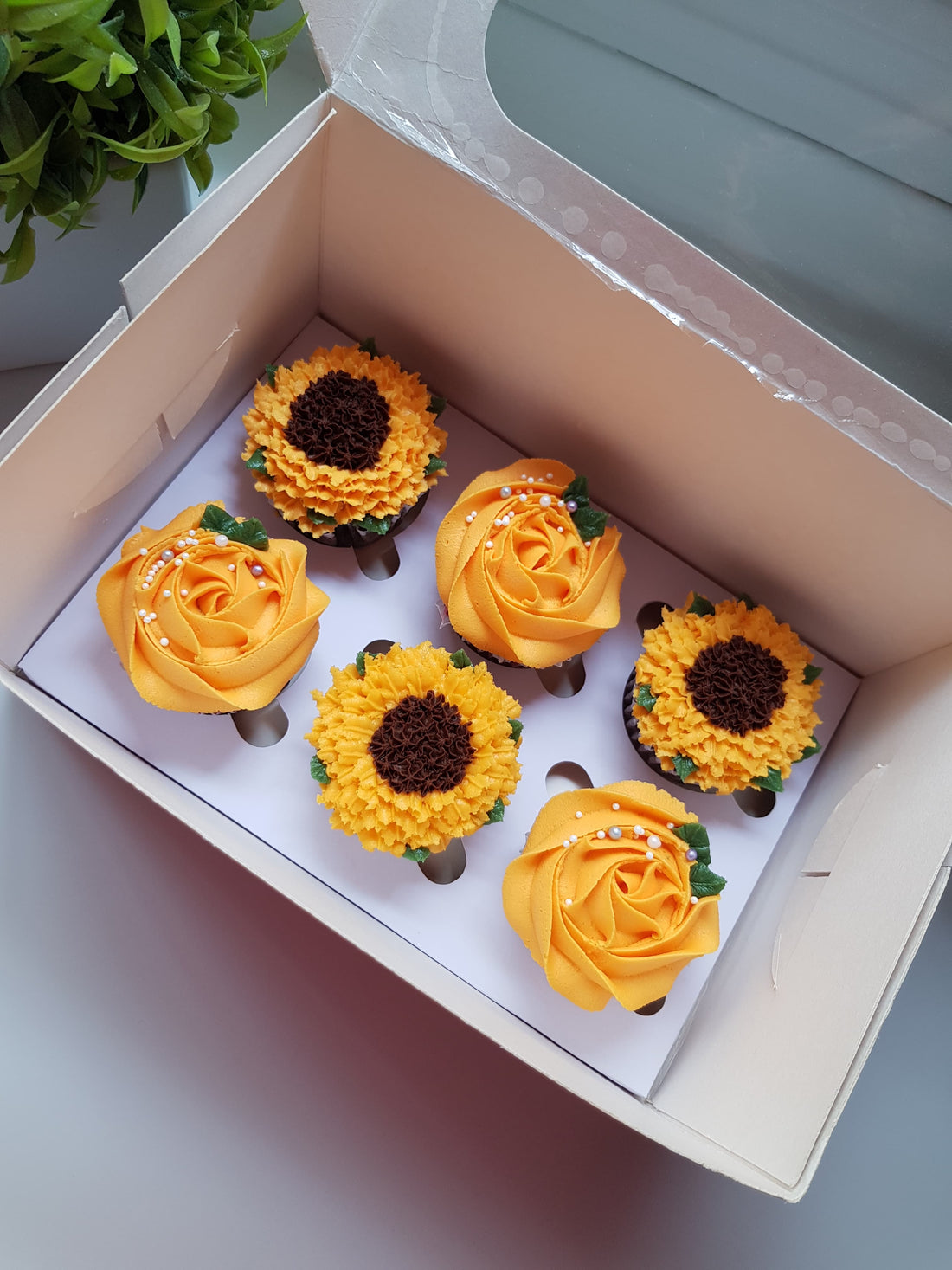 Sunflower Cupcakes