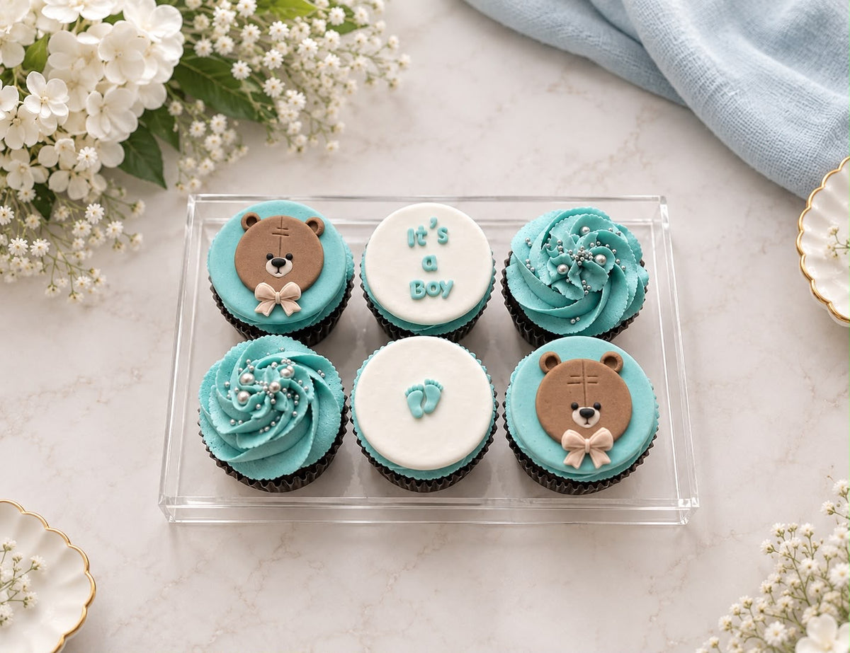 Little Teddy Baby Cupcakes
