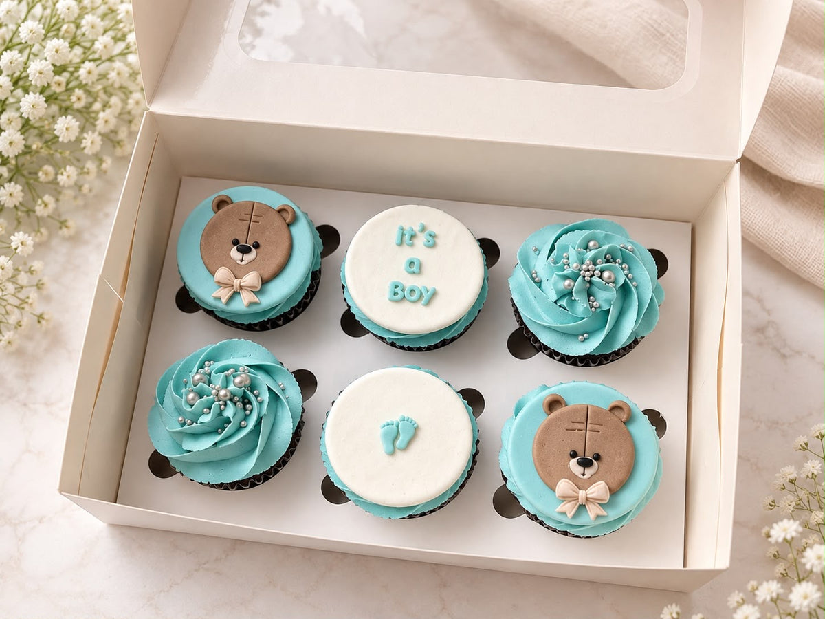Little Teddy Baby Cupcakes