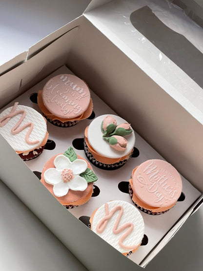 Sunshine Peach Cupcakes for Her