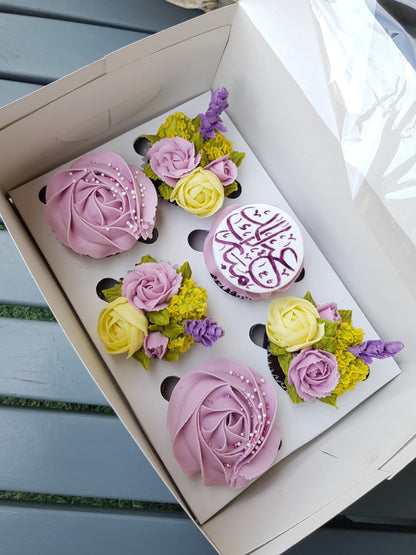 Rose Garden Eid Cupcakes