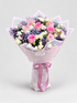 Blossoms bouquet of 10 imported roses and 8 spray roses with baby&