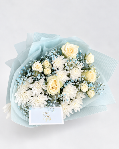 Blue Passion flower bouquet from House of Flowers