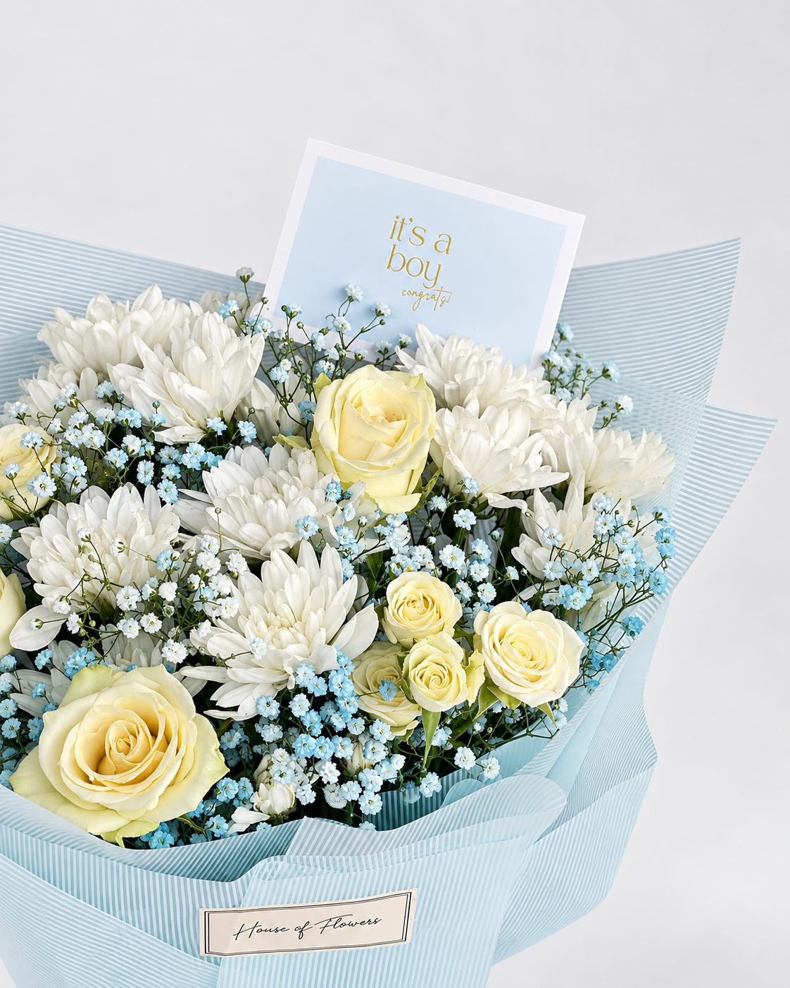 Blue Passion flower bouquet from House of Flowers