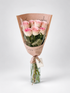 A bouquet of 7 roses and exquiite wrapping.