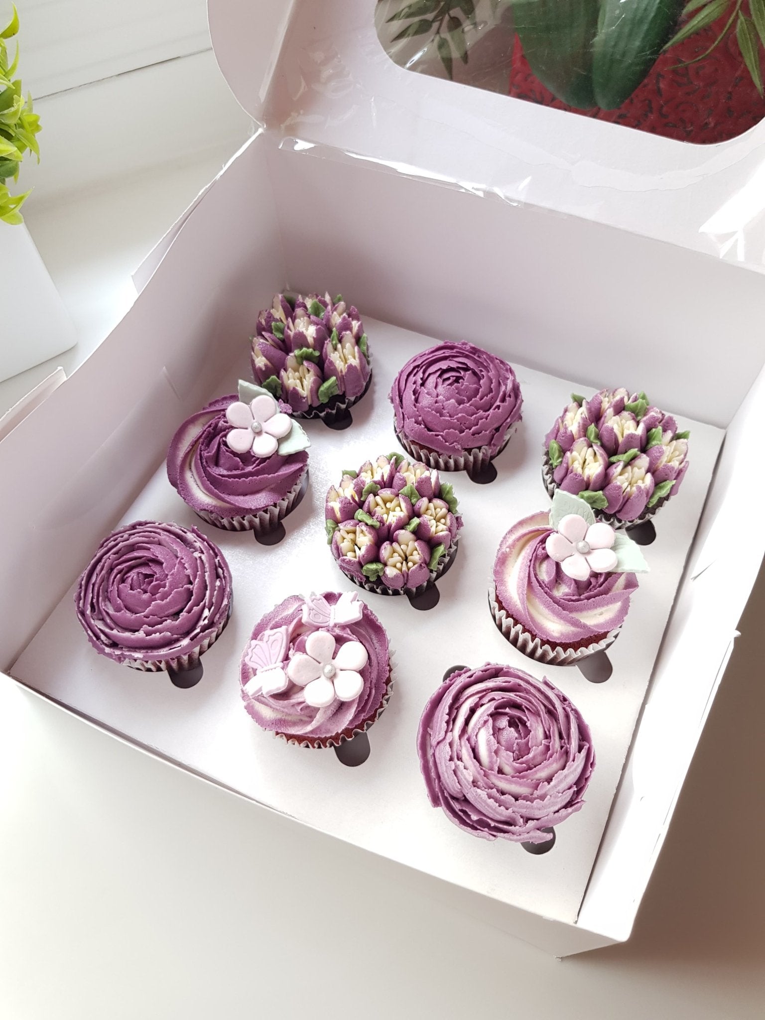 Violet Cupcakes