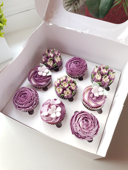 Violet Cupcakes