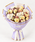 a DELICATE Bouquet with a mixure of different flowers