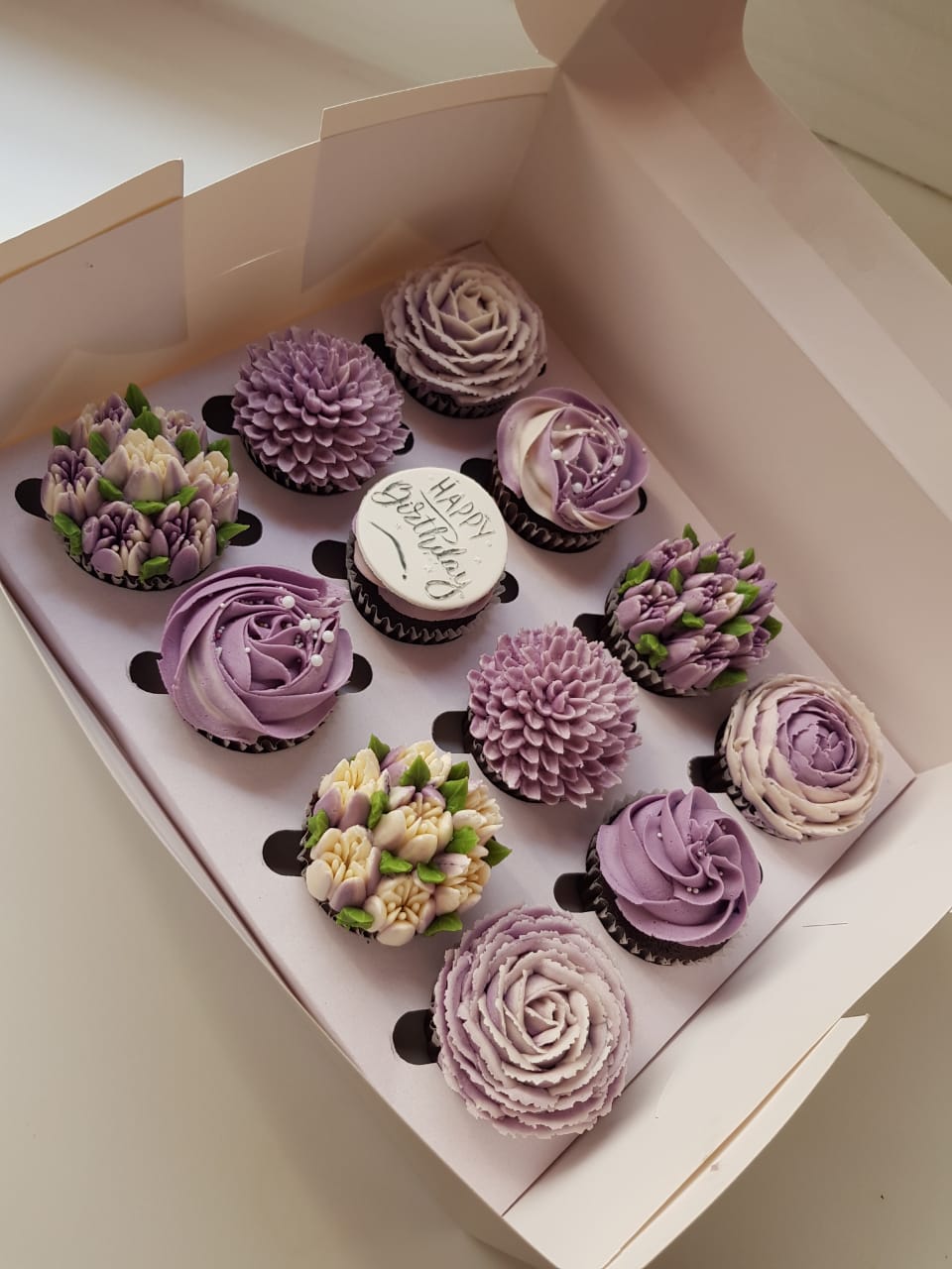 Violet Cupcakes