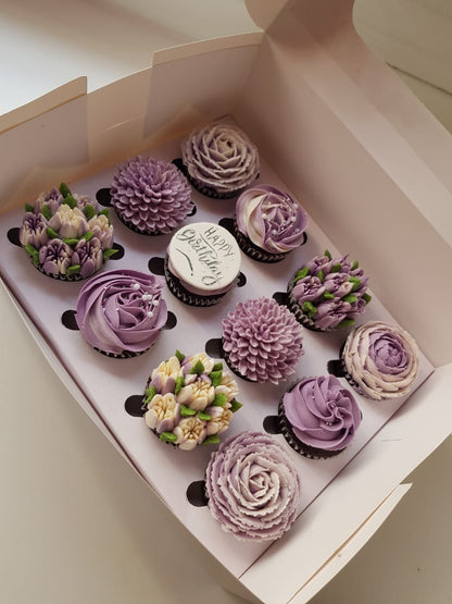 Violet Cupcakes