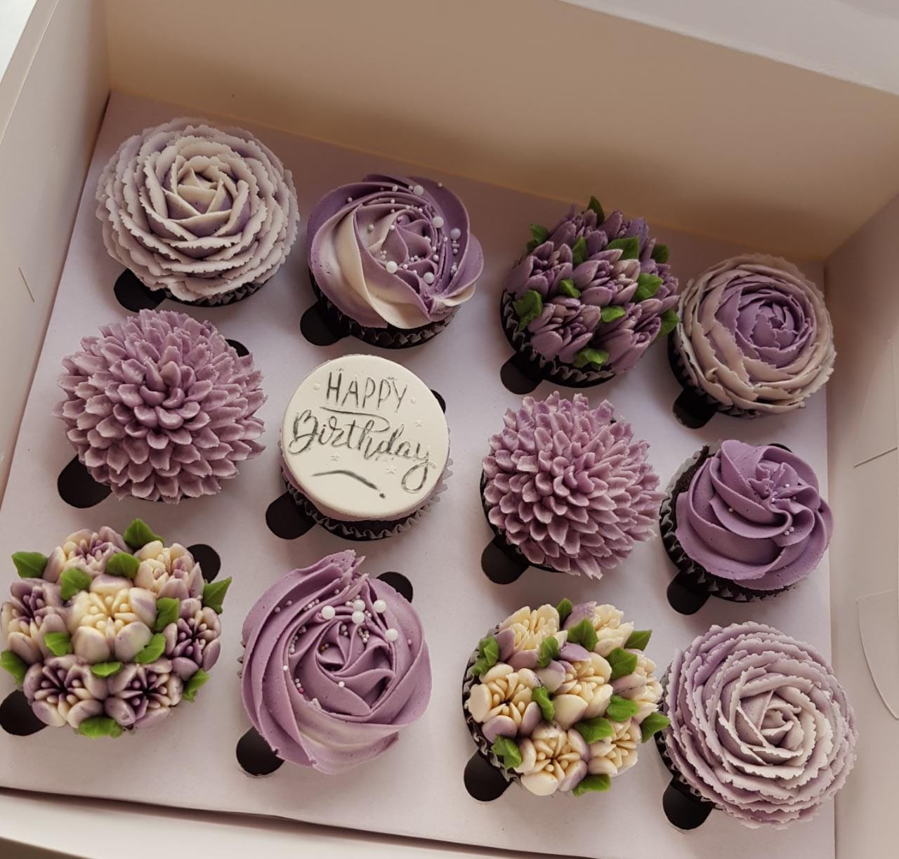 Violet Cupcakes